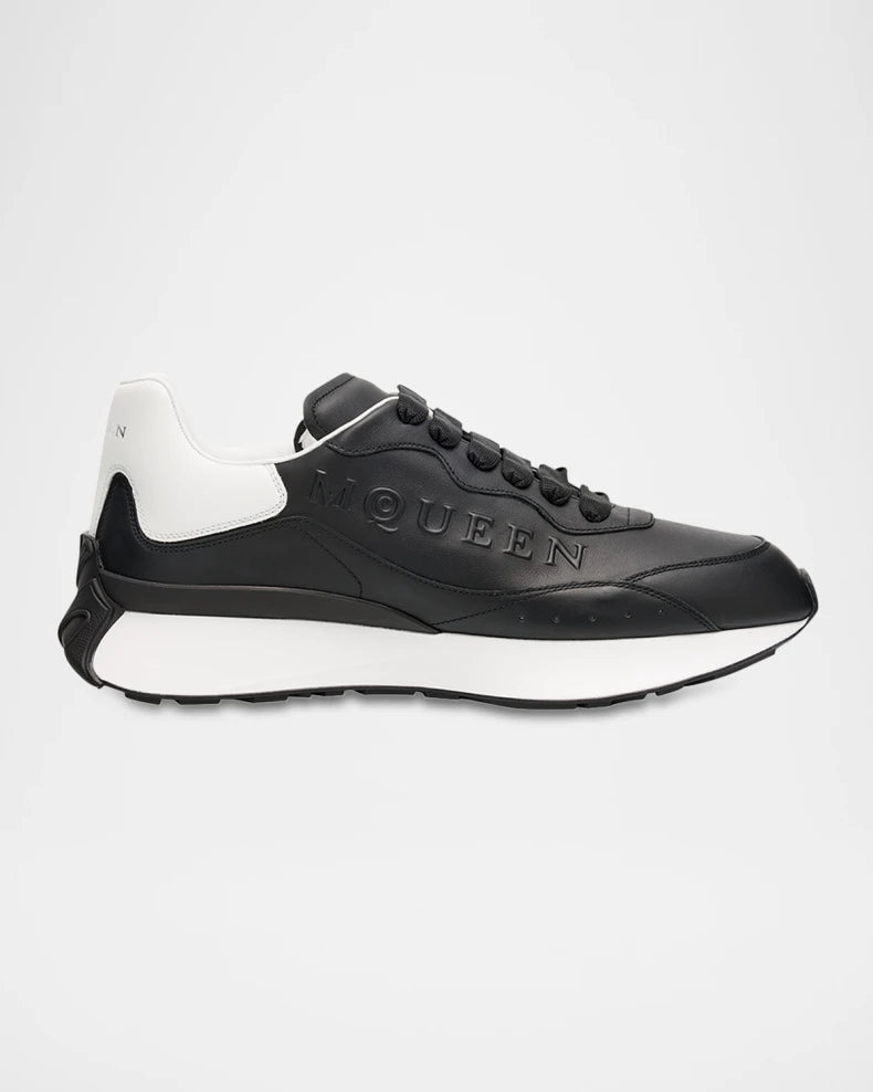 Men's Sprint Leather Runner Sneakers
